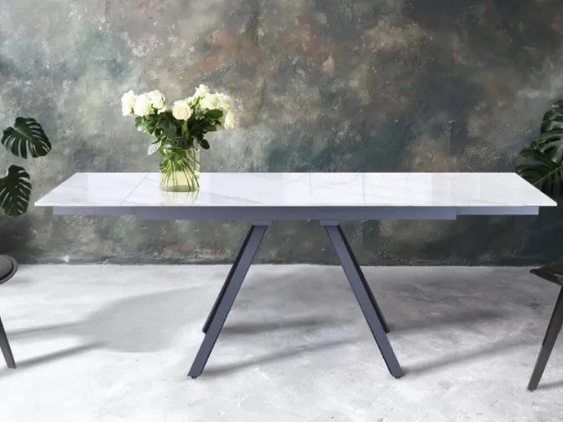 Tavolo Collezione esclusiva Thom white marble PREZZI OUTLET -30%