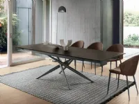 Tavolo in vetro rettangolare Tiffany evo system Sedit in offerta outlet