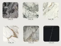 Tavolo in vetro rettangolare Tiffany evo system Sedit in offerta outlet