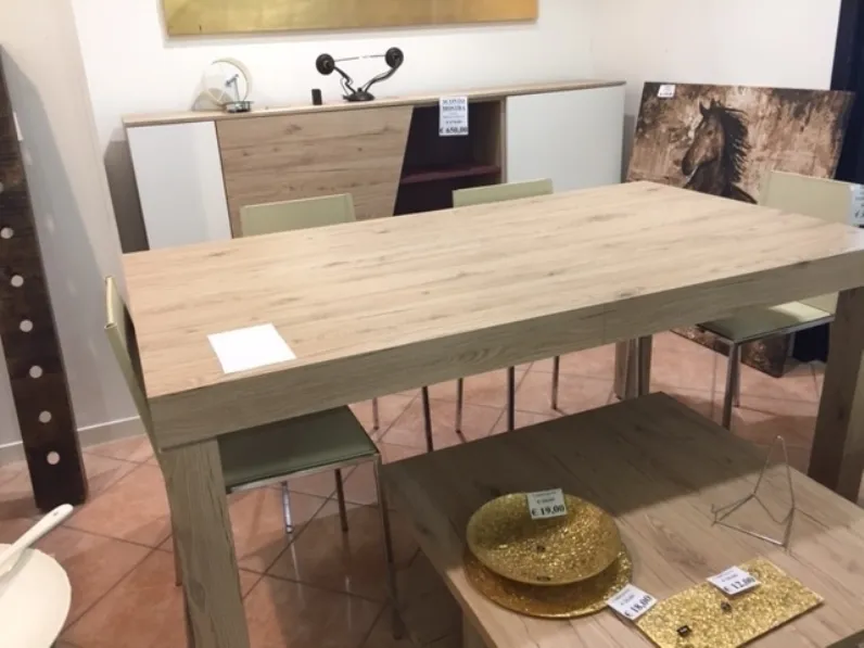 Tavolo Timbro rovere crudo Imab group a prezzo scontato