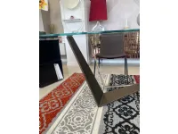 Tavolo Reverse Tonin casa in vetro Fisso scontato 35%