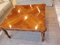 Tavolo quadrato in legno Torciglione di Vittorio grifoni in Offerta Outlet