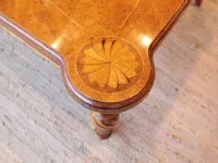 Tavolo Torciglione Vittorio grifoni in legno Fisso