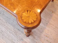 Tavolo quadrato in legno Torciglione di Vittorio grifoni in Offerta Outlet