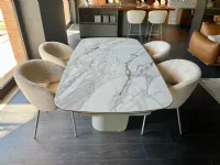 Tavolo sagomato Twins di Calligaris a prezzo riservato 