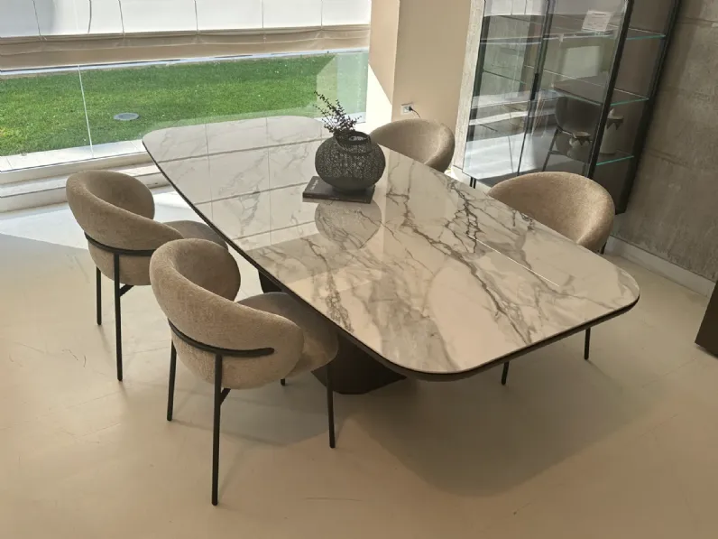 Tavolo in offerta outlet modello Twins di Calligaris 