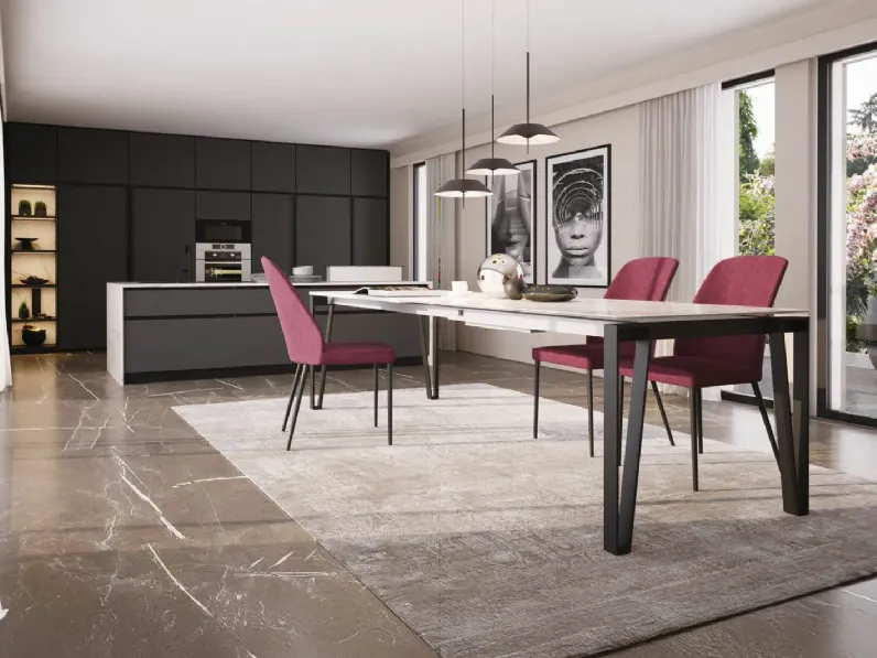 Tavolo rettangolare in laminato Win di Zamagna in Offerta Outlet
