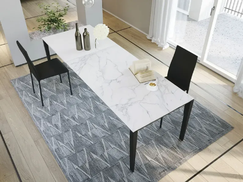 Tavolo rettangolare in laminato Diapason * di Zamagna in Offerta Outlet