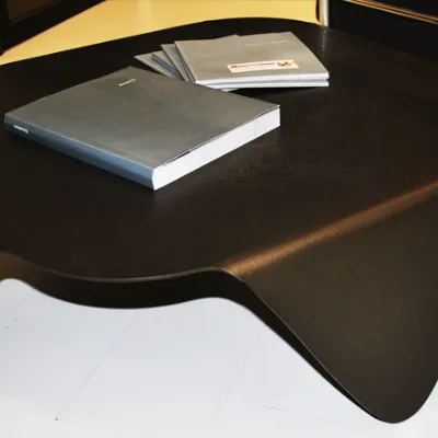 Ycami Fold tavolino quadrato alluminio brown
