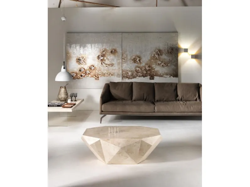 Tavolino design Diamond medium di Stones a prezzo ribassato