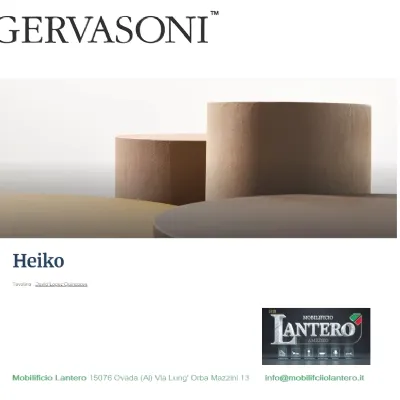 Tavolino Gervasoni modello Heiko 43 in OFFERTA OUTLET