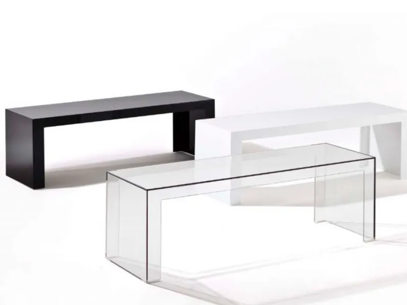 Tavolino modello Invisible side  di Kartell a prezzo scontato