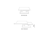 Tavolino in stile design modello Rumba di Easyline a prezzi imbattibili 