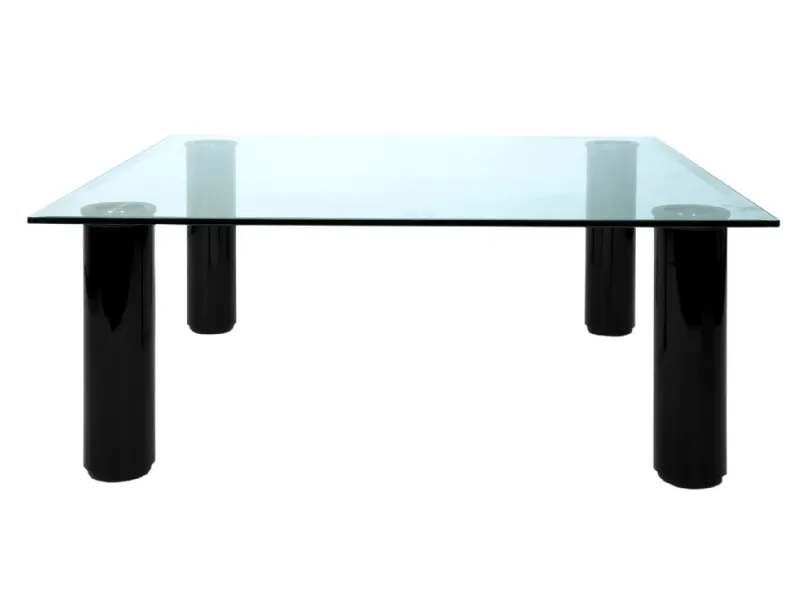 Prezzi ribassati per il tavolino design Tavolino brentano 100x100x40 di Zanotta