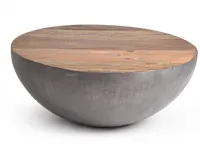 Prezzi ribassati per il tavolino design Tavolino lancaster grigio d90 di Outlet etnico