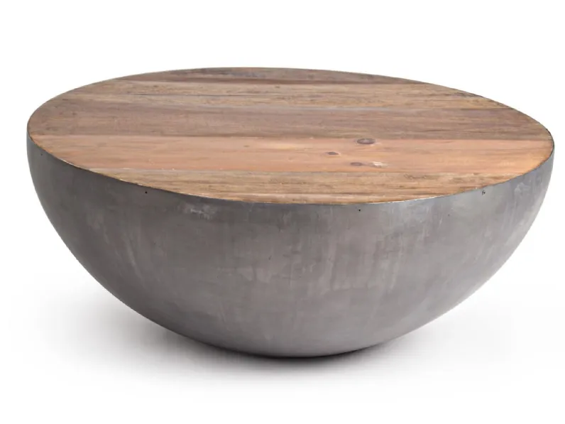 Prezzi ribassati per il tavolino design Tavolino lancaster grigio d90 di Outlet etnico