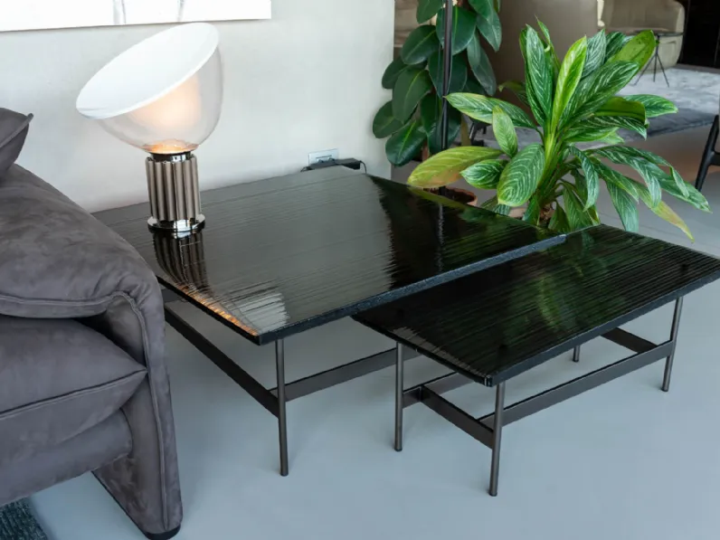 Tavolino design Waves di Fiam a prezzo scontato