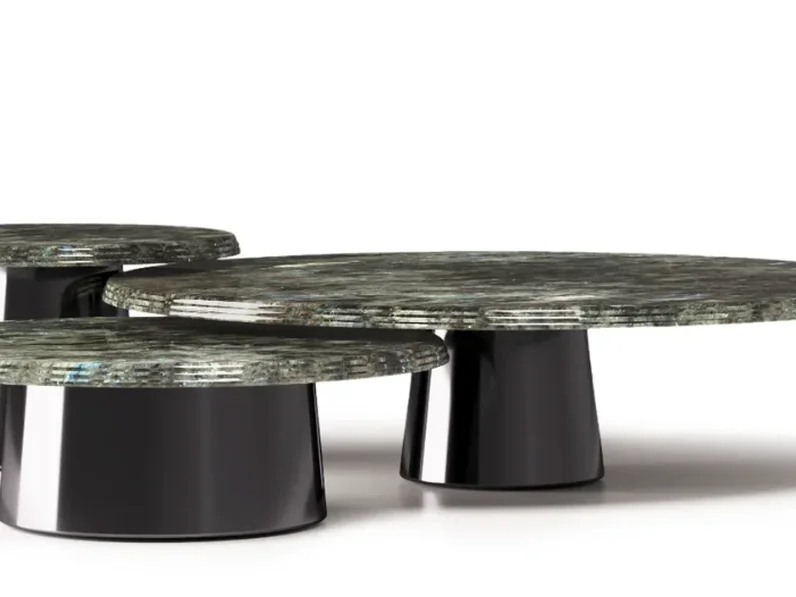 Tavolini Collezione esclusiva Wellen Coffe Table Labradorite