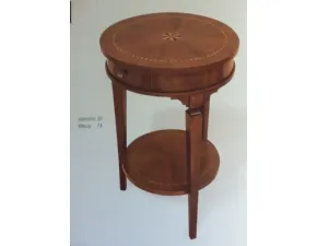 Tavolino Art.76 tavolino tondo con cassetto serie c  del brand Artigiani veneti con forte sconto