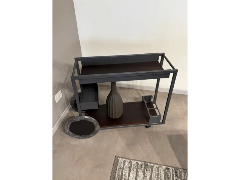 Tavolino Cattelan italia modello Carrello brandy cattelan italia  in OFFERTA OUTLET