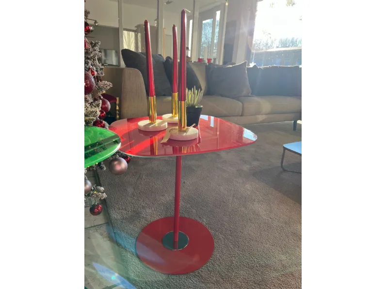 Tavolino moderno Coffee table crystal di Maconi a prezzo ribassato