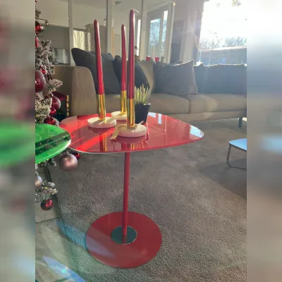 Tavolino moderno Coffee table crystal di Maconi a prezzo ribassato