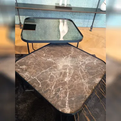 Tavolino design Benny keramik di Cattelan italia a prezzo ribassato