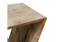 Tavolino design Clessidra - h. 80 di Re-wood a prezzo ribassato