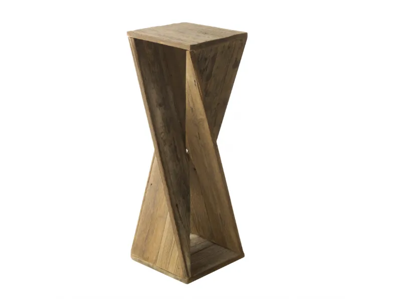 Tavolino design Clessidra - h. 80 di Re-wood a prezzo ribassato