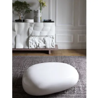 Prezzi ribassati per il tavolino design Driade koishi bianco di Driade