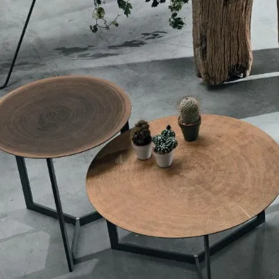 Tavolino design Joy wood di Tomasella a prezzo ribassato