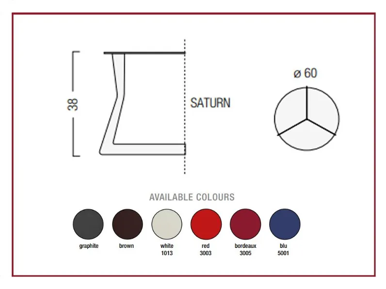 Tavolino design Saturn di Egoitaliano a prezzo ribassato
