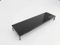 Prezzi ribassati per il tavolino design Tavolino romeo 180x50 ner0  zanotta di Zanotta