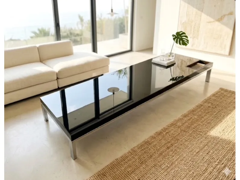 Prezzi ribassati per il tavolino design Tavolino romeo 180x50 ner0  zanotta di Zanotta