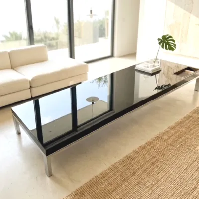 Prezzi ribassati per il tavolino design Tavolino romeo 180x50 ner0  zanotta di Zanotta