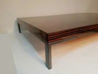 Tavolino design Tavolino romeo 92x154 ebano lucido di emaf progetti per zanotta di Zanotta a prezzo ribassato