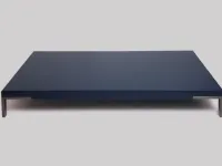 Tavolino Tavolino romeo blu groffato 92x154 di emaf progetti per zanotta Zanotta a prezzo riservato 