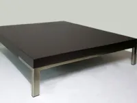 Prezzi ribassati per il tavolino design Tavolino romeo marrone 92x92x22 di emaf progetti per zanotta di Zanotta 