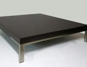 Tavolino modello Tavolino romeo marrone 92x92x22 di emaf progetti per zanotta di Zanotta a prezzo ribassato