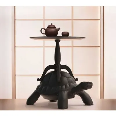 Tavolino design Turtle carry table qeeboo di Artigianale a prezzo ribassato