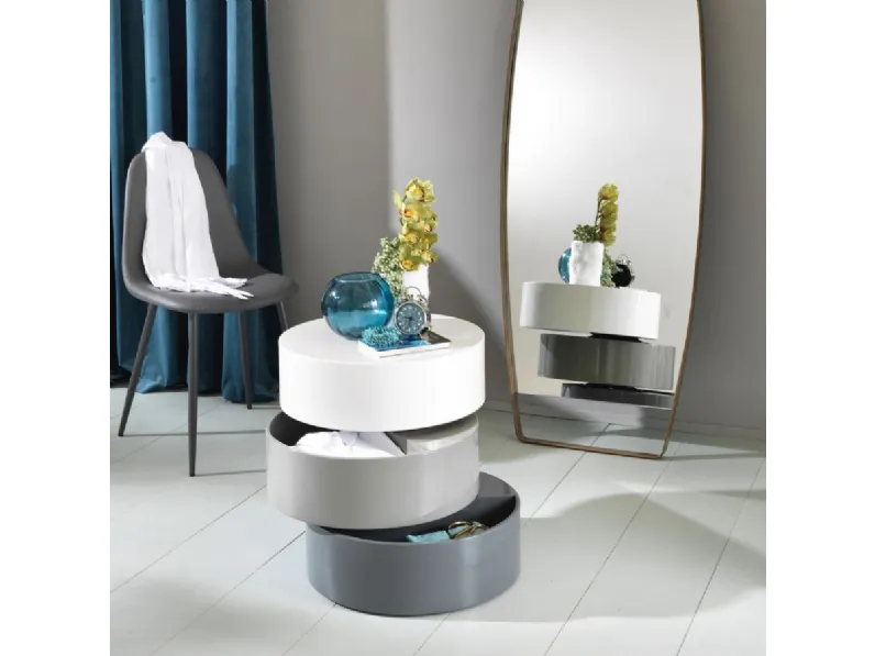 Tavolino design Twist 2  girevole di Stones a prezzo scontato