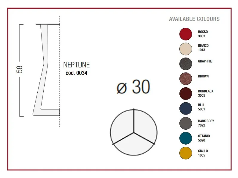 Tavolino design Neptune di Egoitaliano a prezzo ribassato