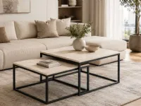 Prezzi ribassati per il tavolino design Quadro  di Eurosedia