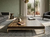 Tavolino design Tavolino in legno ebano op 88x154 x20 zanotta di Zanotta a prezzo ribassato