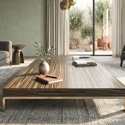 Tavolino Tavolino in legno ebano op 88x154 x20 zanotta del marchio Zanotta a prezzi outlet - 70%