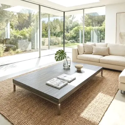 Tavolino design Tavolino in legno ebano op 88x154 x20 zanotta di Zanotta a prezzo ribassato