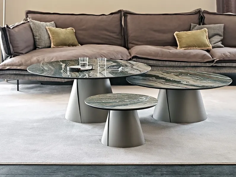 Tavolino in stile design modello Albert keramik di Cattelan italia a prezzi imbattibili 
