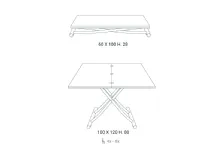 Tavolino in stile design modello Fast di Easyline a prezzi imbattibili 