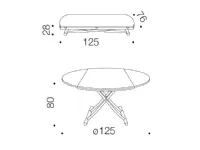 Tavolino Globe della firma Ozzio con forte sconto