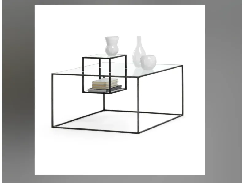 Tavolino Mogg modello Illusioni quadrato in OFFERTA OUTLET